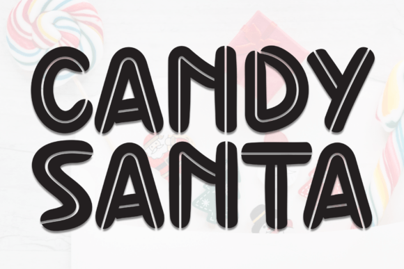 Candy Santa: A Playful Display Asset for Seasonal Branding