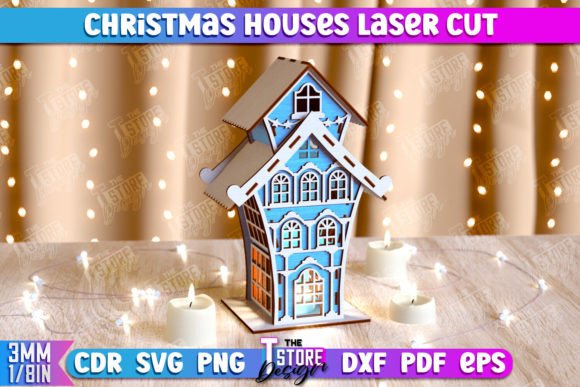 Christmas Houses DIY New Year CNC for Winter Amp Projects