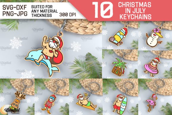 Christmas in July Keychain Laser Cut: A Review for Modern Branders