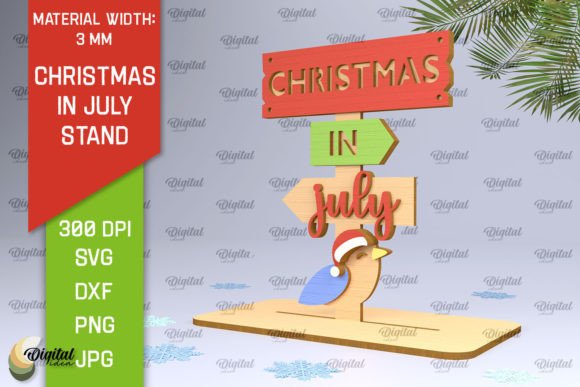 Christmas in July Stand Decor Lasercut: A Winter Amp Review