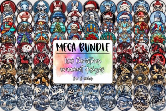Christmas Ornaments Designs Mega Bundle Review for Client Work