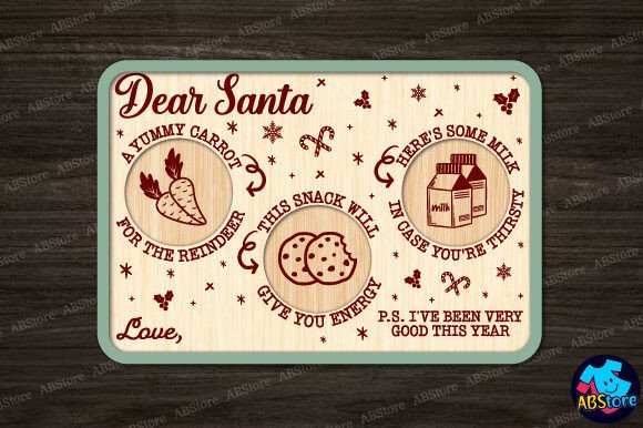 Christmas Santa Tray Laser Cut: Elevating Winter Amp Visuals