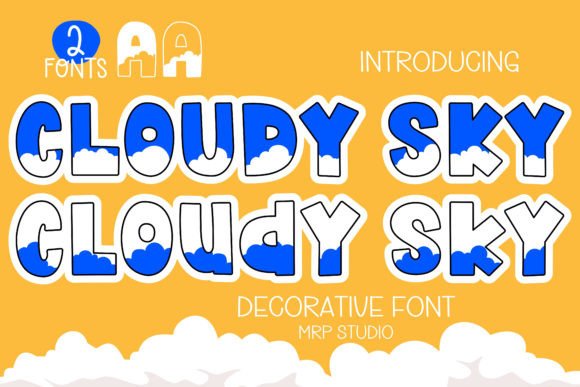 Cloudy Sky: A Decorative Asset for Modern Publishing