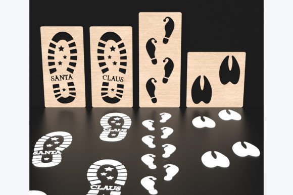 Laser Cut Santa Footprint Stencil Svg Review