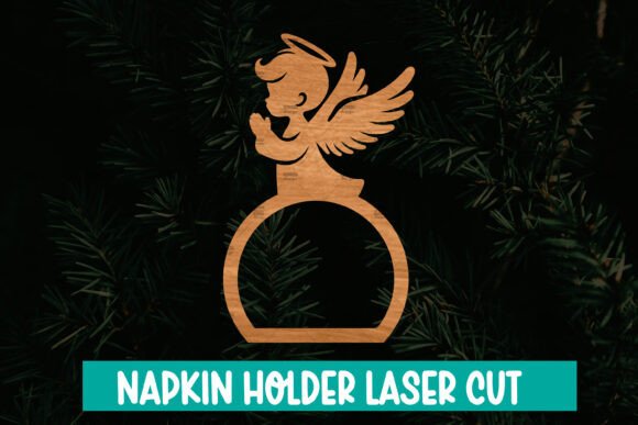Napkin Holder Laser Cut SVG for Winter Amp