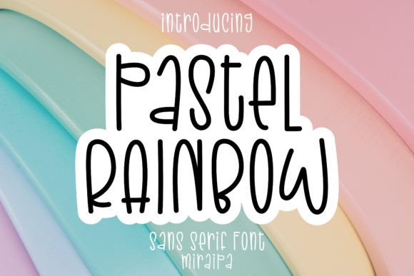Pastel Rainbow Review: A Vibrant Sans Serif for Modern Branding