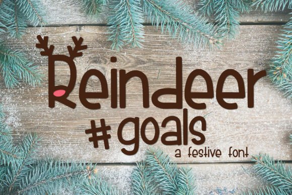 Reindeer Goals: A Display Asset for Festive Brand Identity