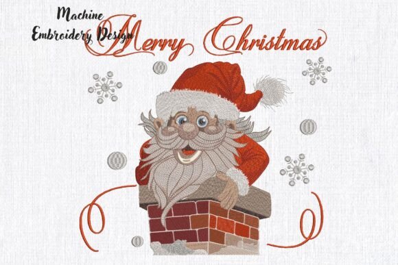 Santa Claus in Chimney: A Christmas Design Asset Review