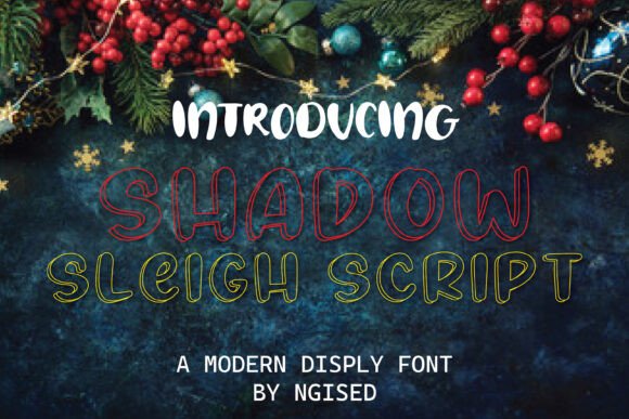 Shadow Sleigh Script: A Decorative Masterpiece for Modern Branding